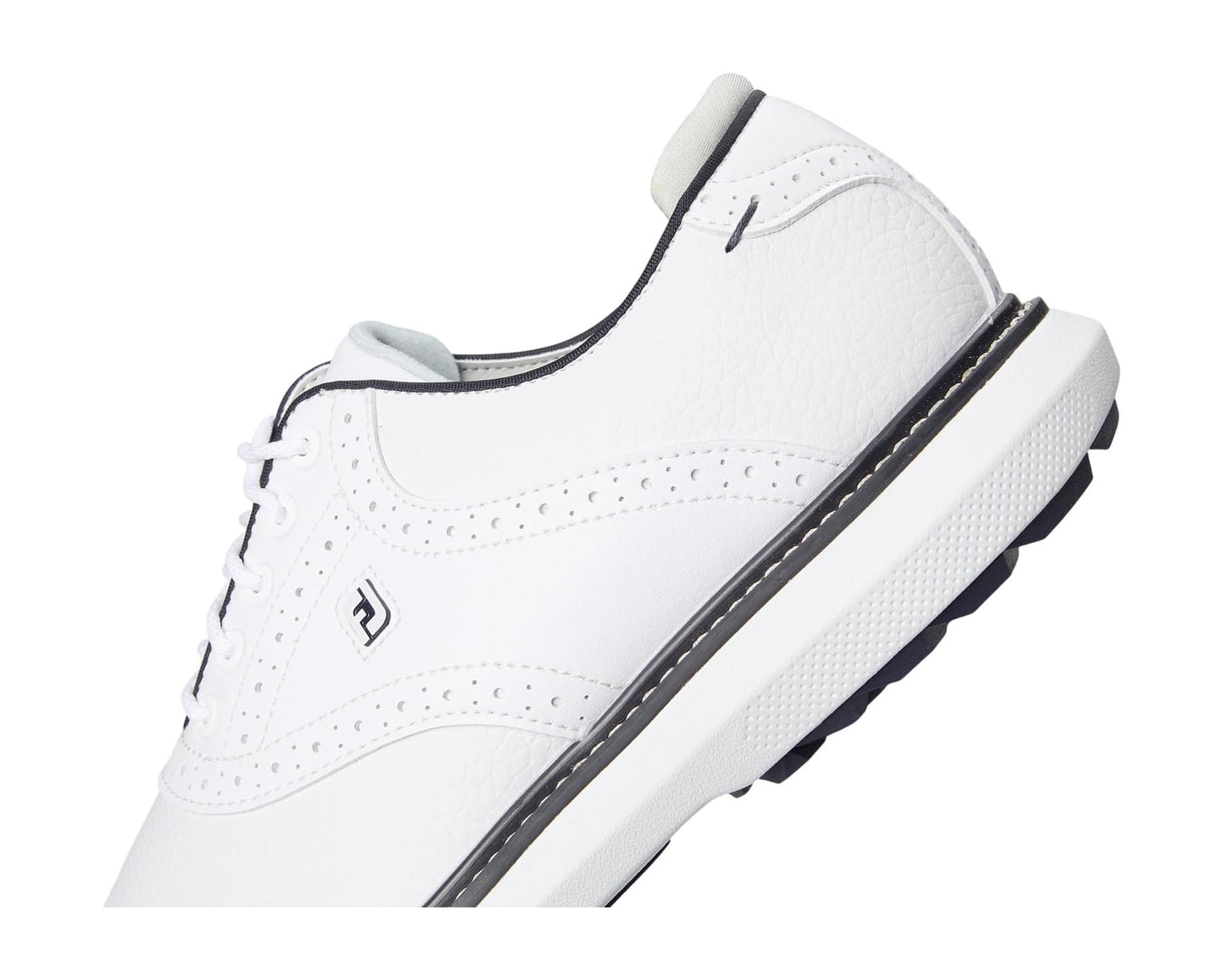 Men's FootJoy Traditions Spikeless Golf Shoes- Previous Season White/Navy