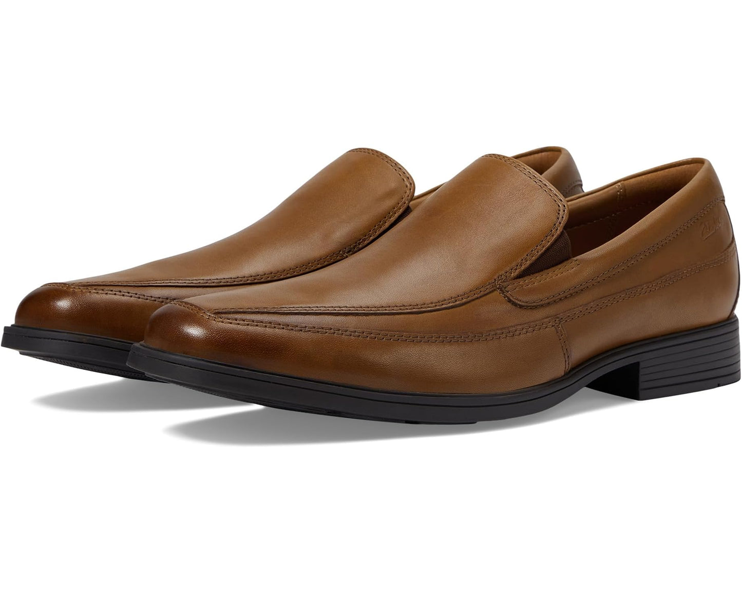 Men's Clarks Tilden Free Dark Tan Leather