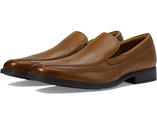 Men's Clarks Tilden Free Dark Tan Leather