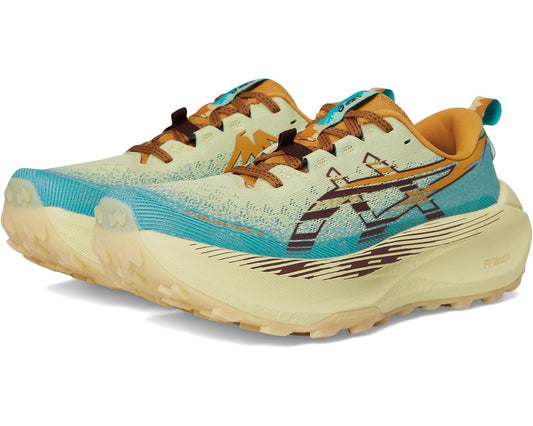 Men's ASICS Trabuco Max 4 Wheat Yellow/Dark Red Planet