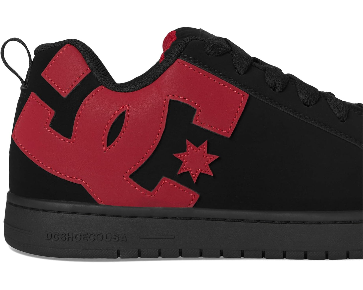 Men's DC Work Court Graffic Work Comp Toe SD Black/Red
