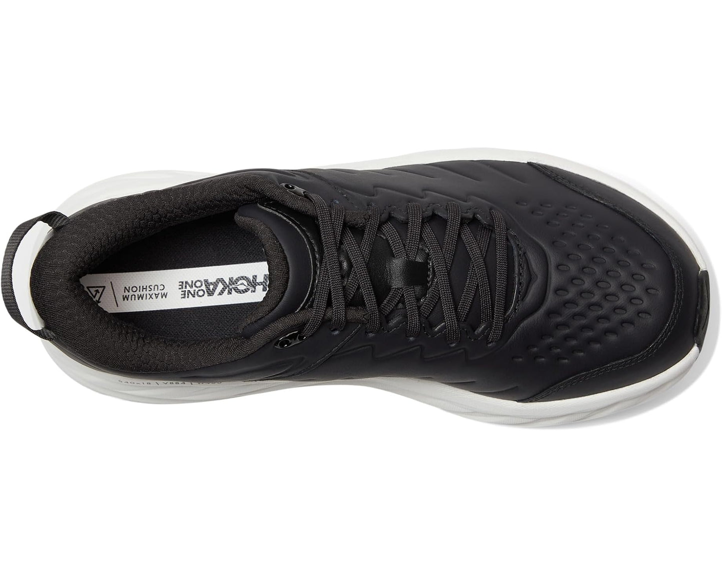 Men's Hoka Bondi Slip Resistant Carbon Black/White