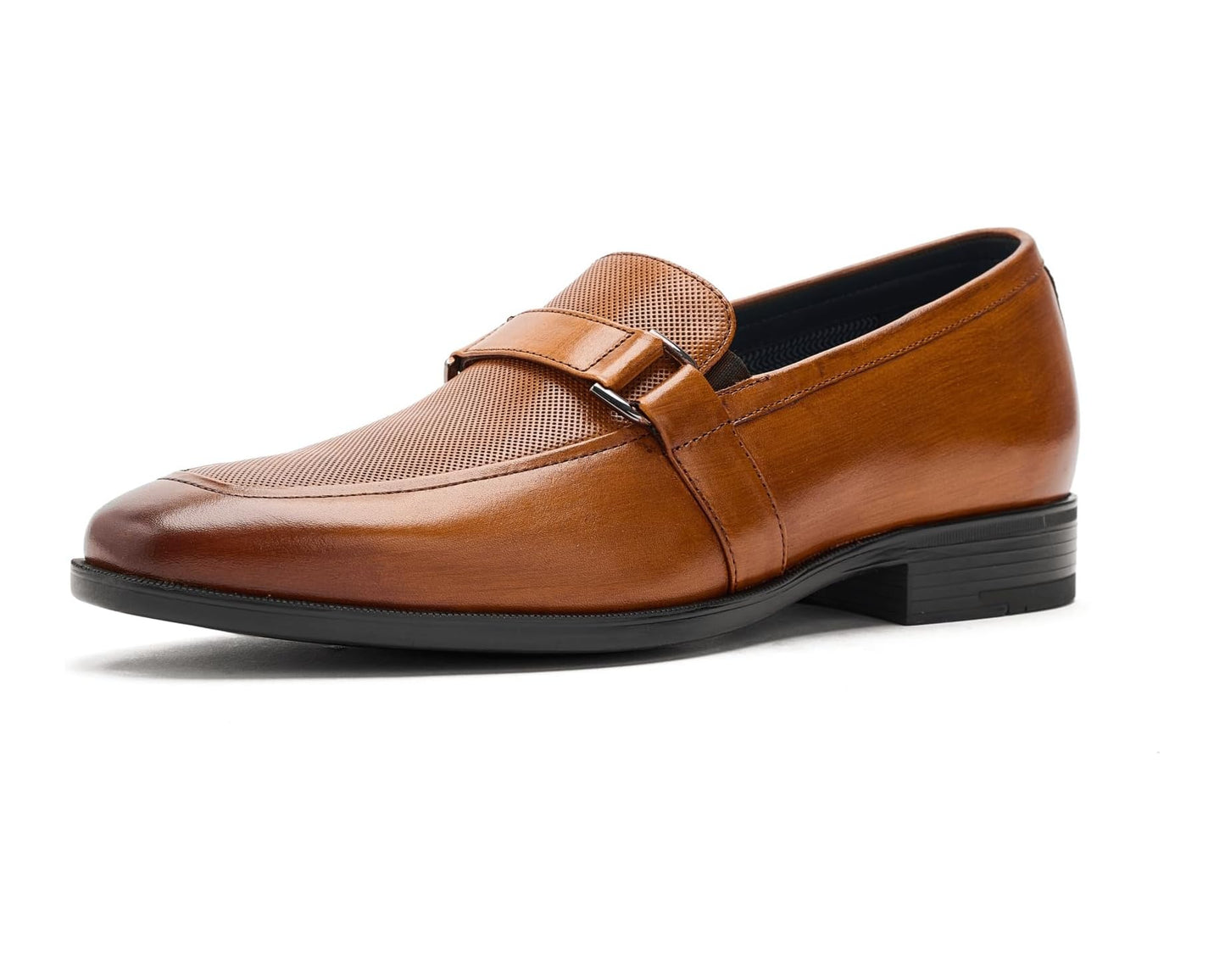 Men's Johnston & Murphy Gibbons Embossed Bit Loafers Tan Full Grain