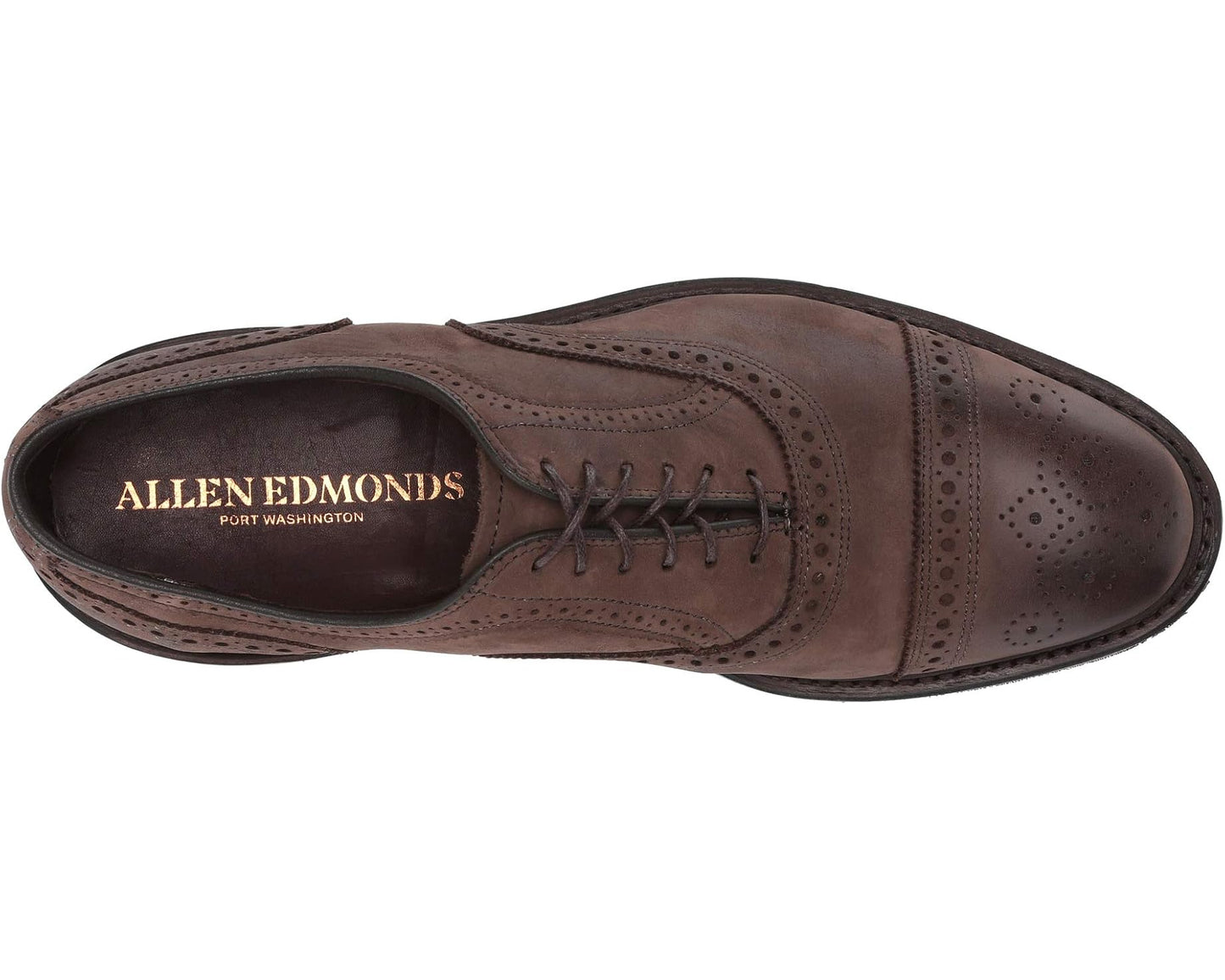Men's Allen Edmonds Strand mok Brown Nubuck