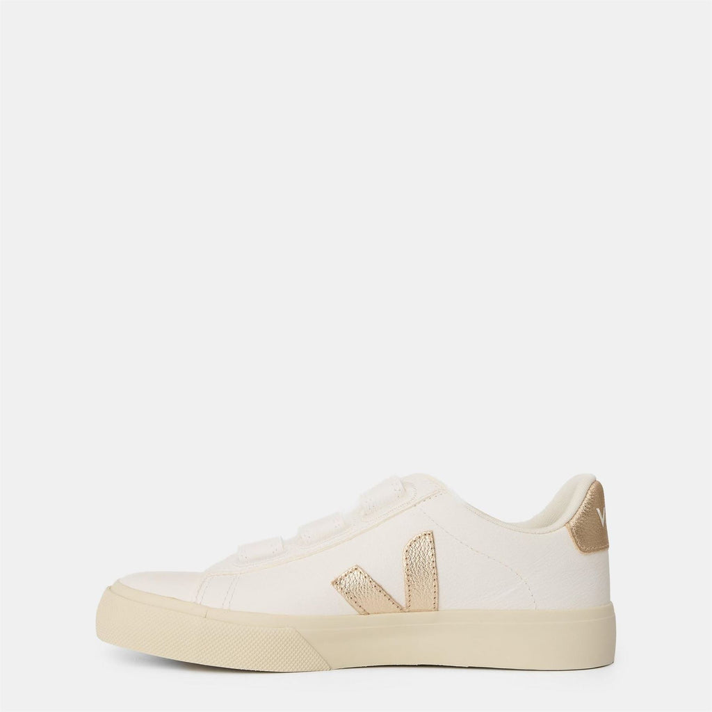 VEJA Womens Recife Leather Velcro Court Trainers