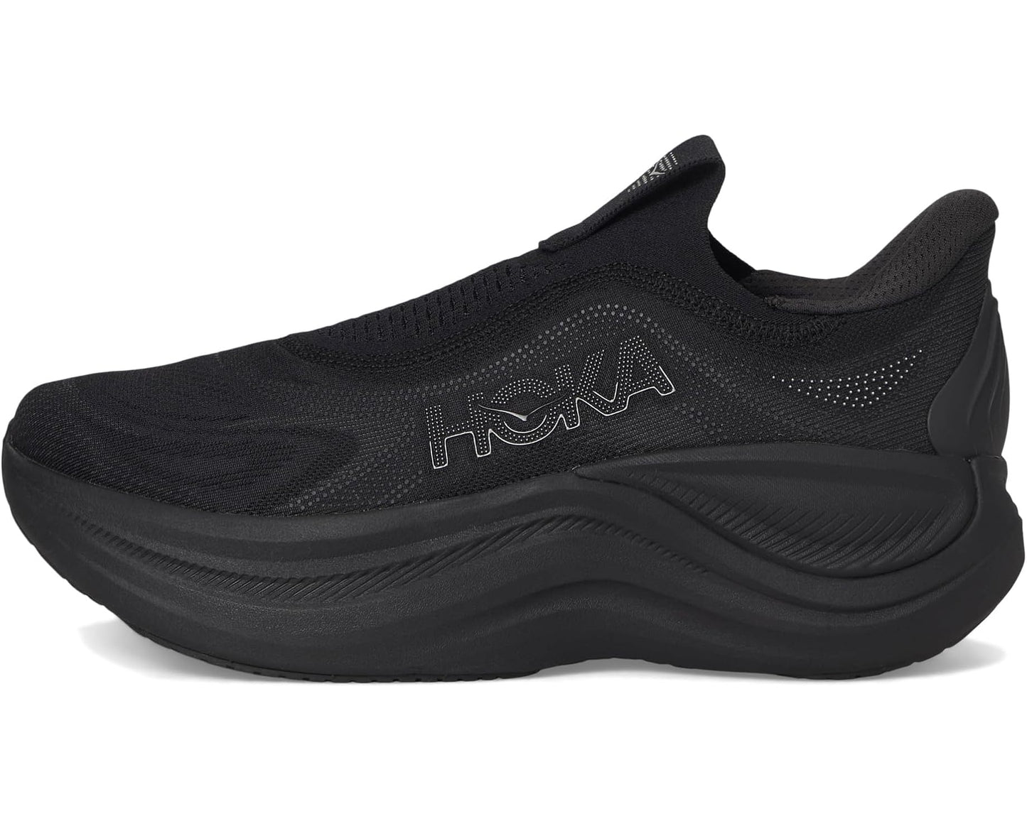 Men's Hoka Skyward Laceless Black/Black