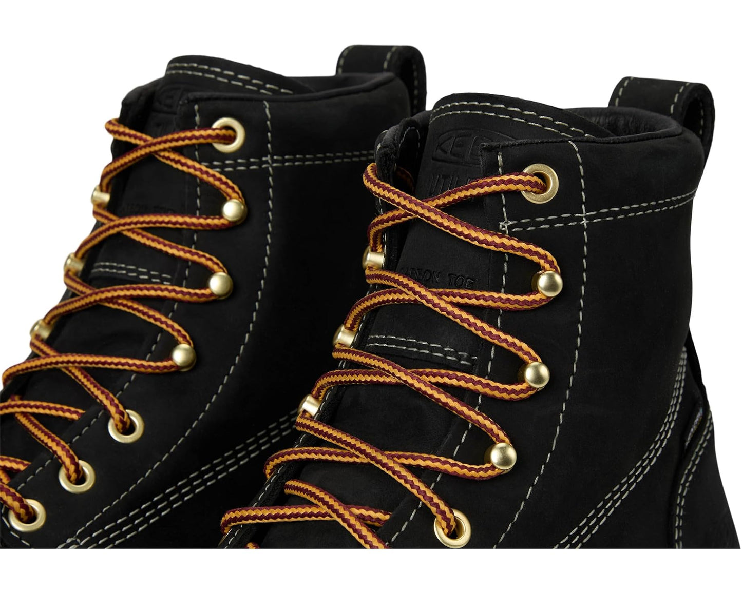 Men's KEEN Utility Liberty 6 Waterproof Boots (Carbon Toe) Black/Gum