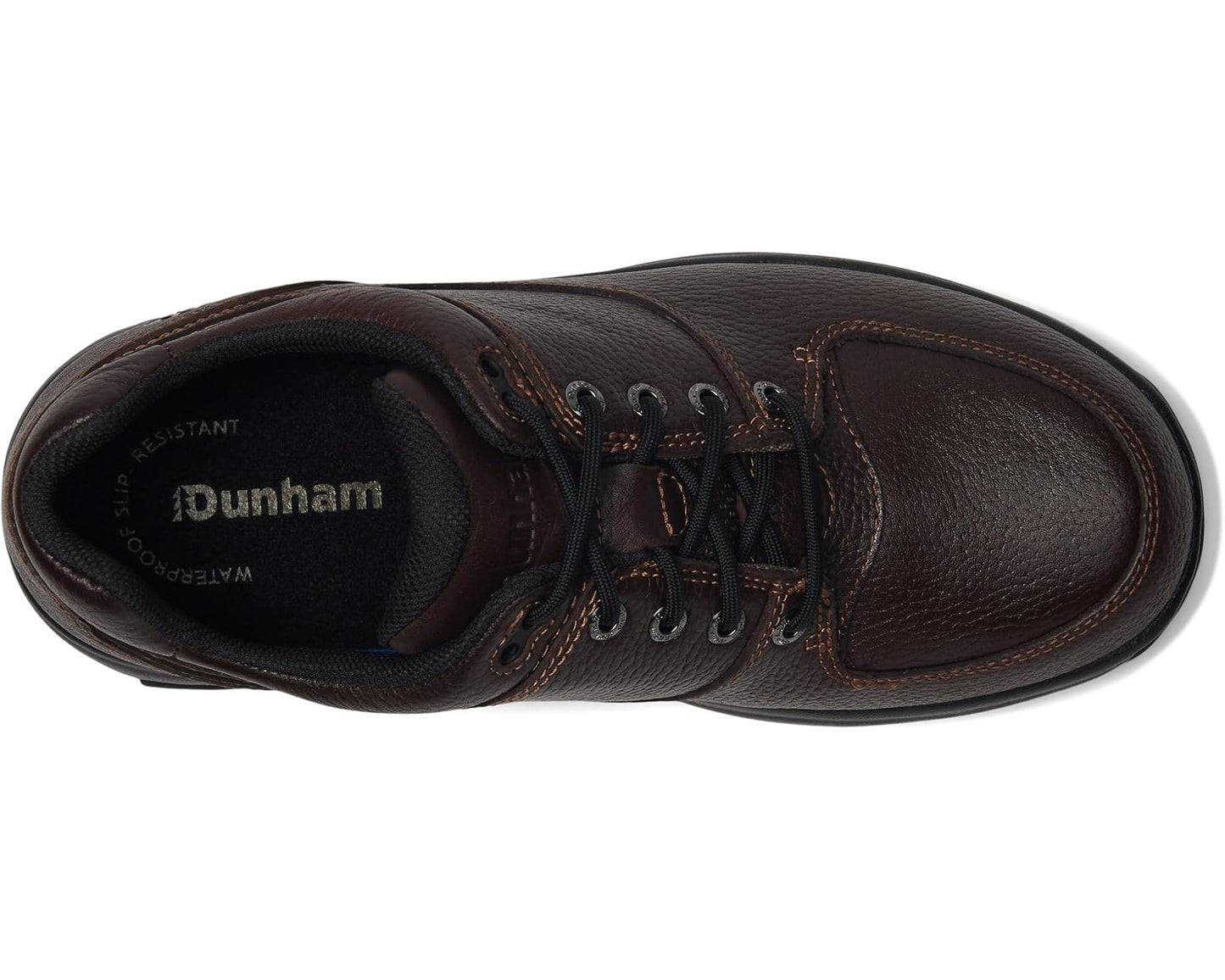 Men's Dunham Windsor Waterproof Brown Waterproof Milled Leather