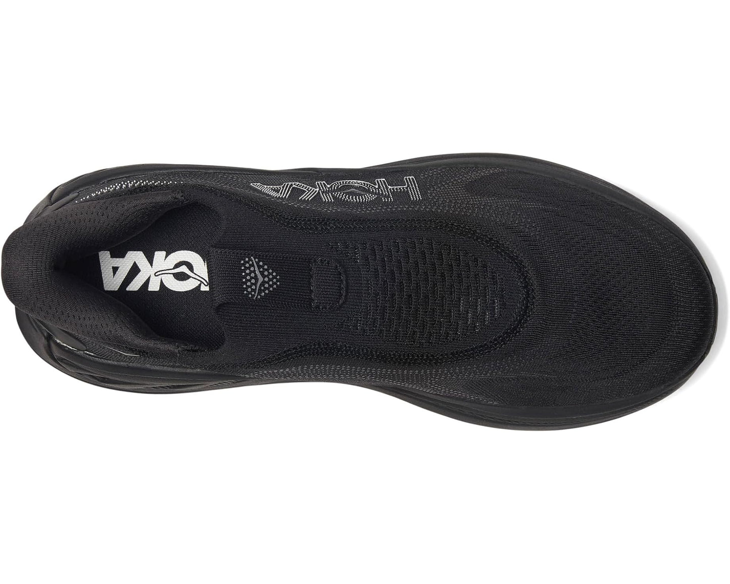 Men's Hoka Skyward Laceless Black/Black