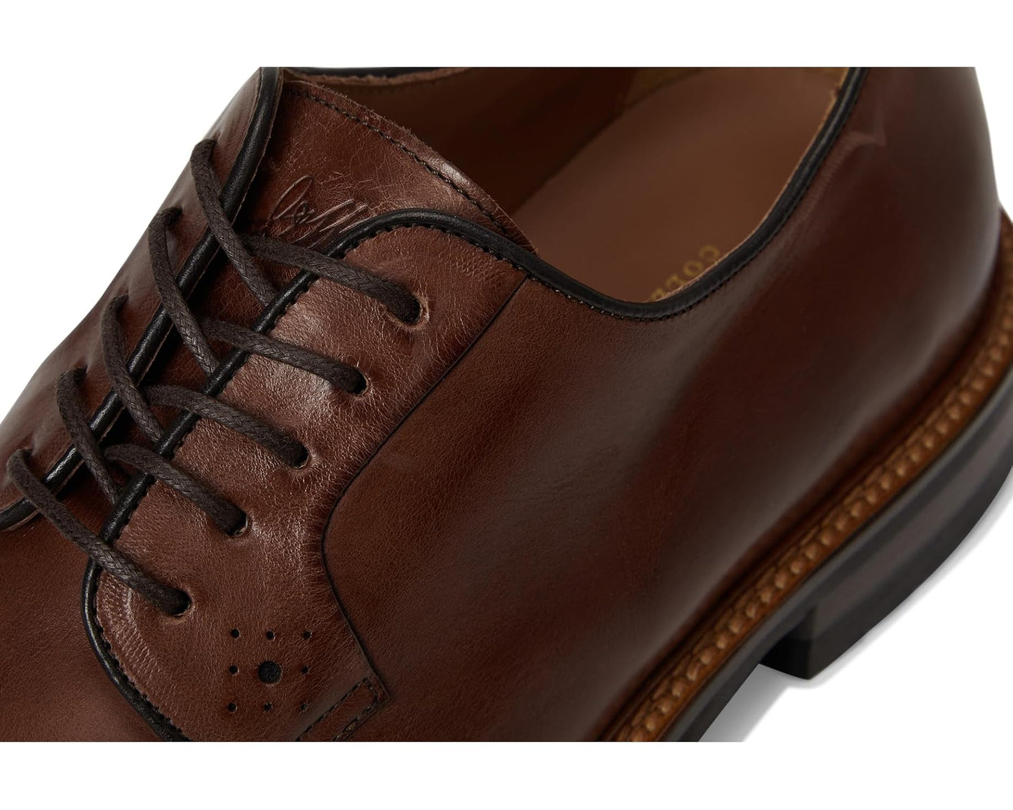 Men's Johnston & Murphy Collection Hartford Plain Toe Tan Italian Calfskin