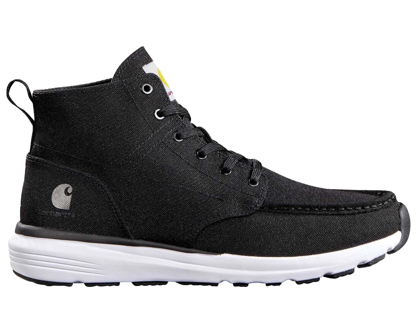Men's Carhartt Haslett Moc Toe Canvas Chukka Black Lightweight Durable Canvas