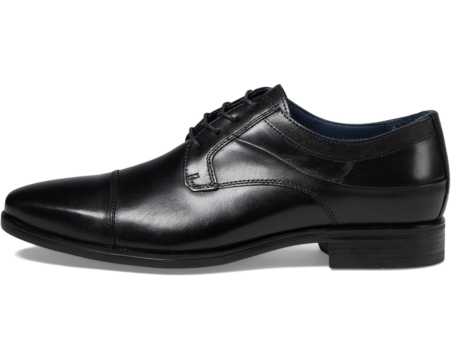 Men's Johnston & Murphy Gibbons Cap Toe Black Full Grain