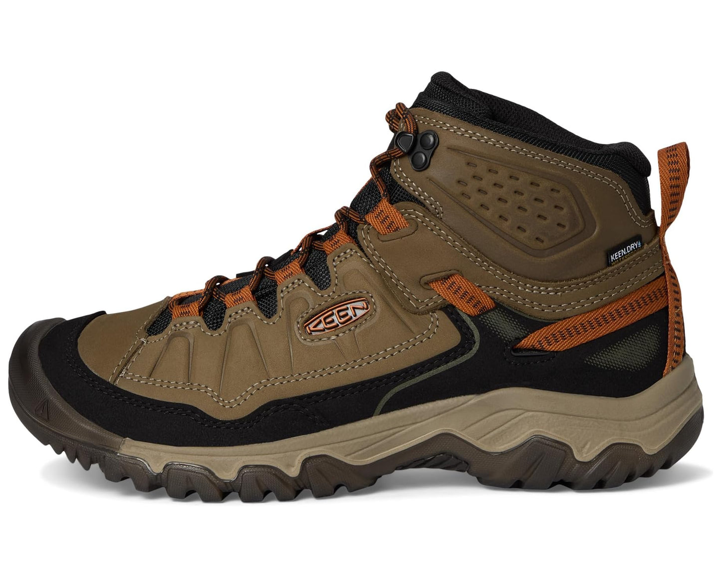 Men's KEEN Targhee IV Waterproof Hiking Boots Sea Turtle/Roasted Pecan