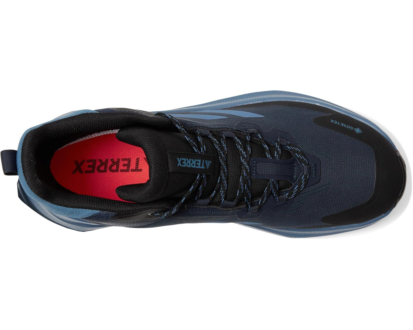 Men's adidas Outdoor Terrex Trailmaker 2.0 Mid Top GORE-TEX® Hiking Shoes Aurora Ink/Wonder Steel/Black