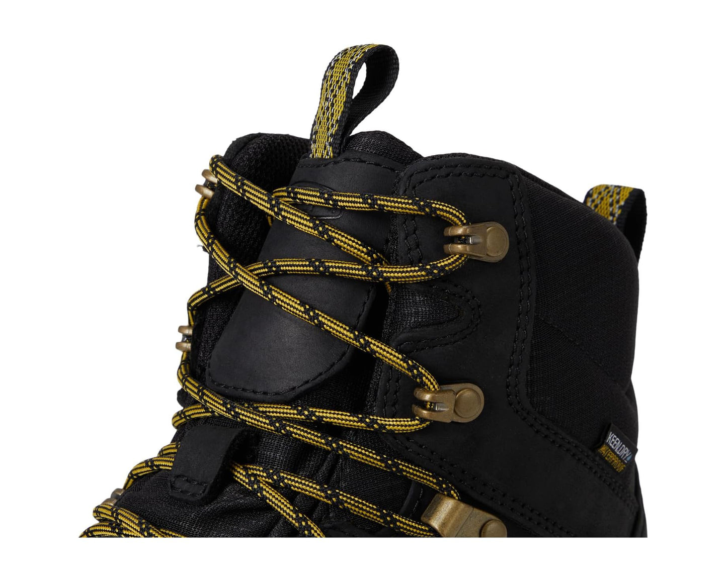 Men's KEEN Revel 4 Mid Height Polar Insulated Waterproof Black/Lemon Curry