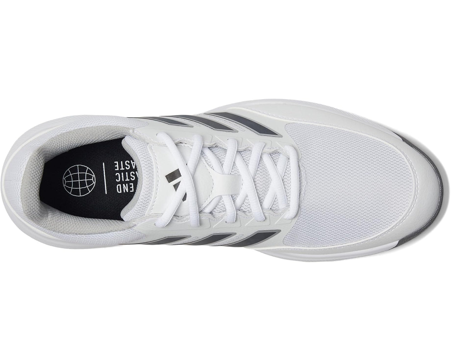 Men's adidas Golf Tech Response 3.0 Golf Shoes Footwear White/Dark Silver Metallic/Silver Metallic