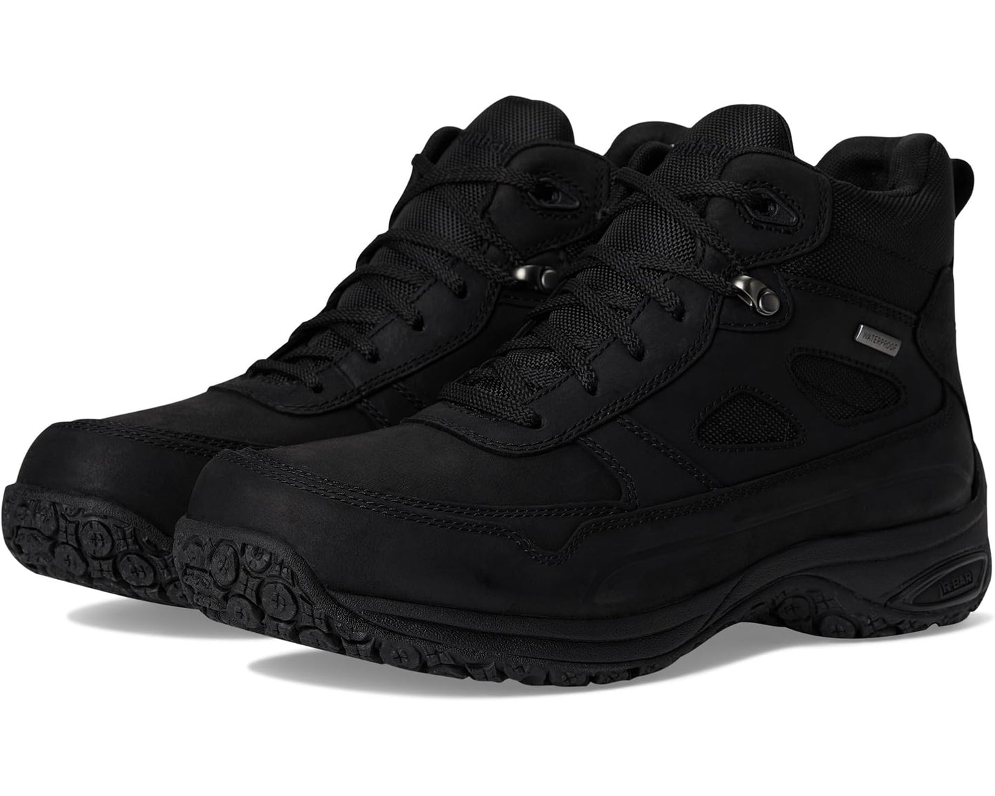 Men's Dunham Cloud Plus Mid II Waterproof Boots Black Leather