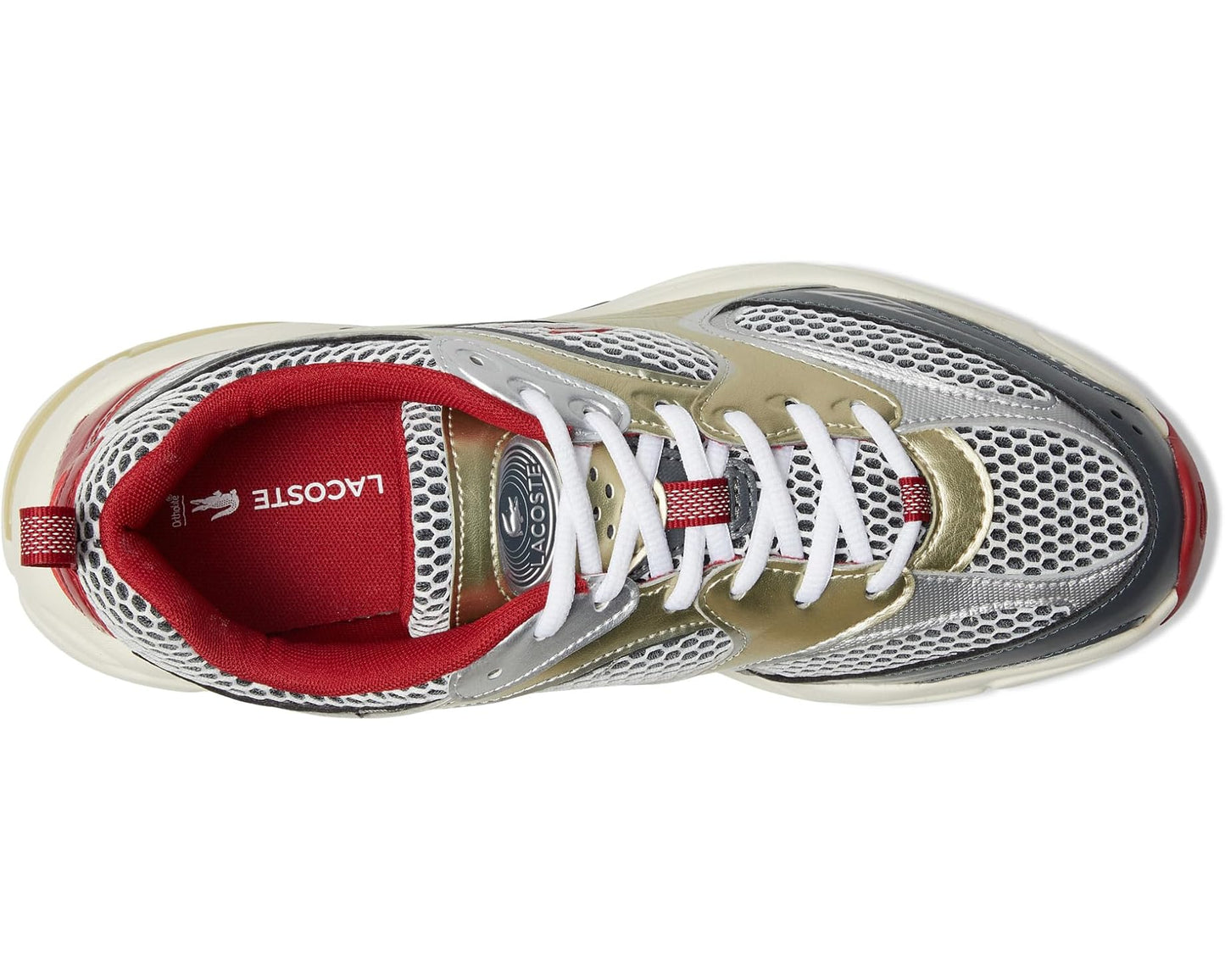 Men's Lacoste Storm 96 2k Sneakers Red/Off White