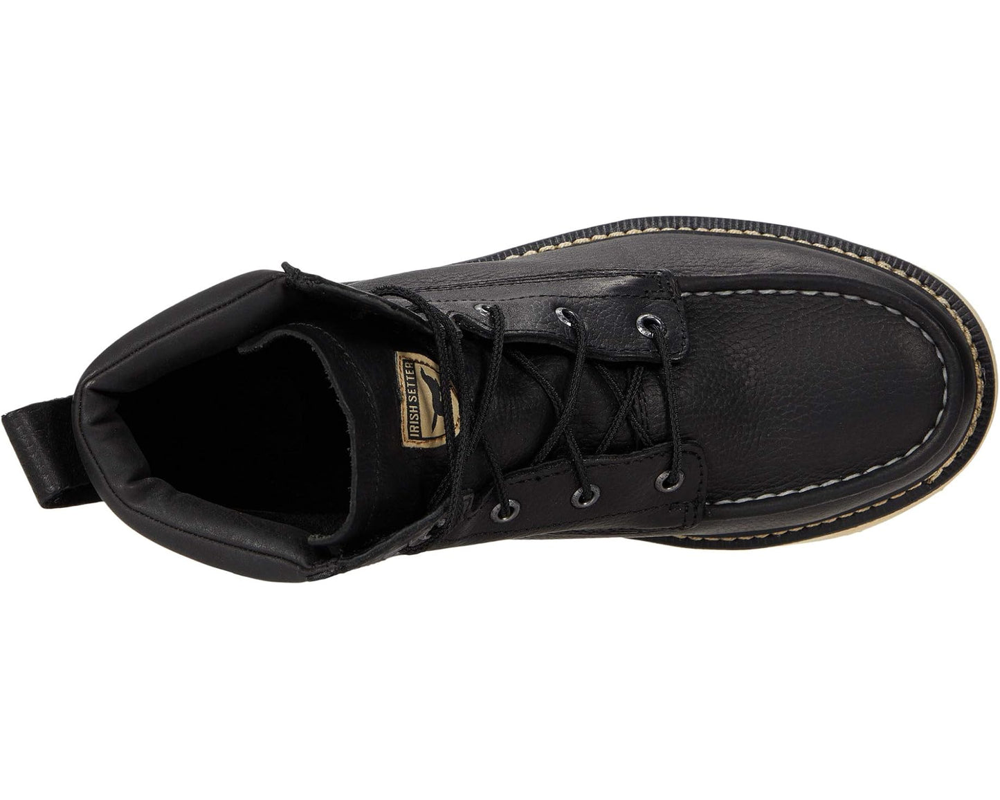 Men's Irish Setter Ashby 6 Aluminum-Toe Leather Work Boots EH Black