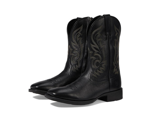 Men's Ariat Slim Zip Ultra Black Deertan