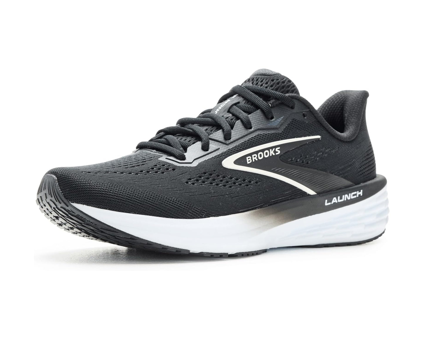 Men's Brooks Launch 12 Black/Grey/White