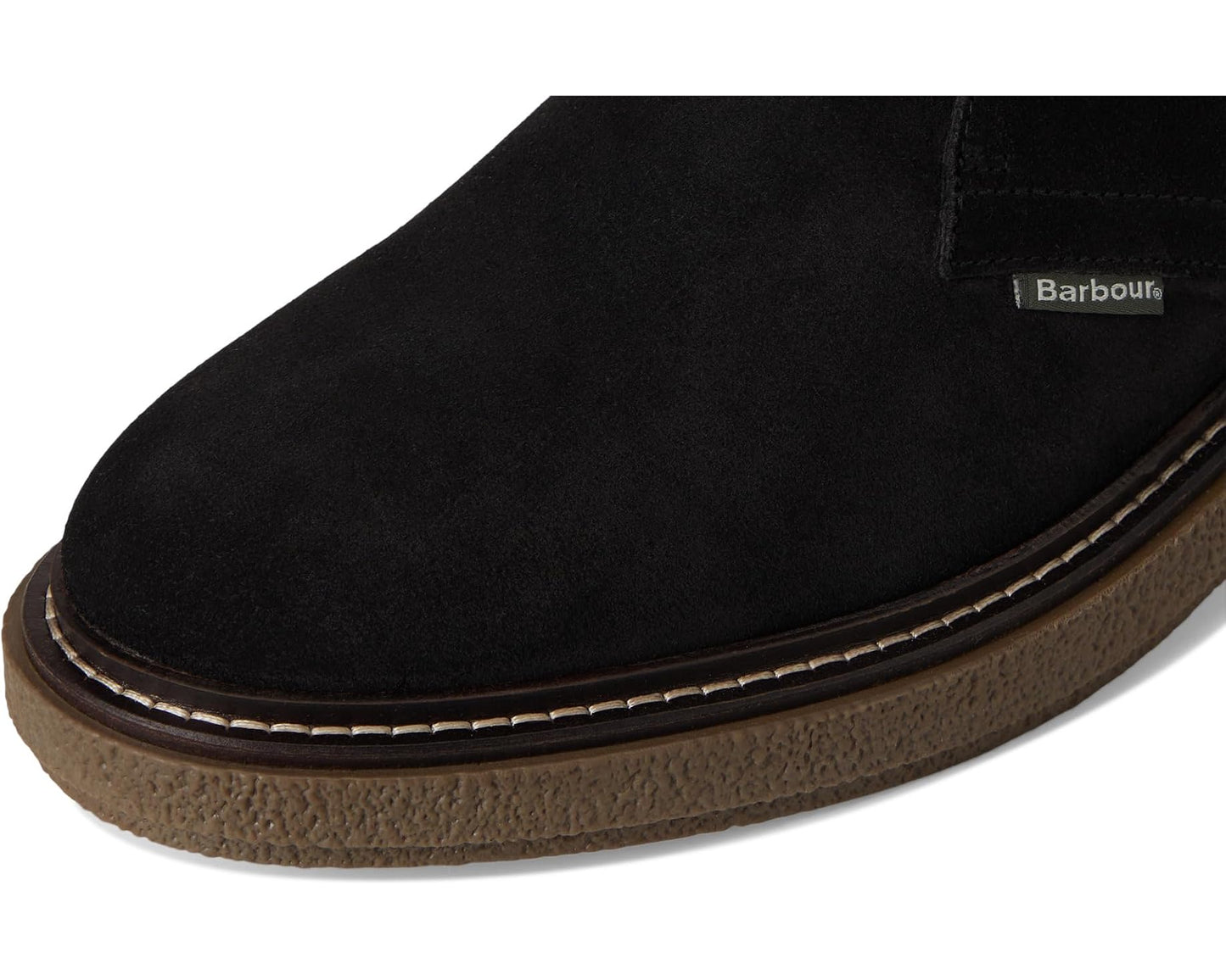 Men's Barbour Blaine Chukka Boots Black Suede