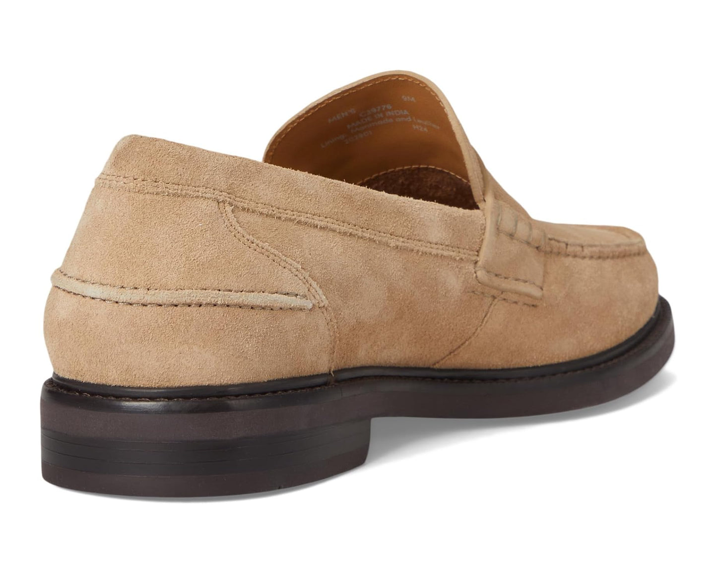 Men's Cole Haan Pinch Prep Penny Loafer Birchbeige Suede/Dark Chocolate