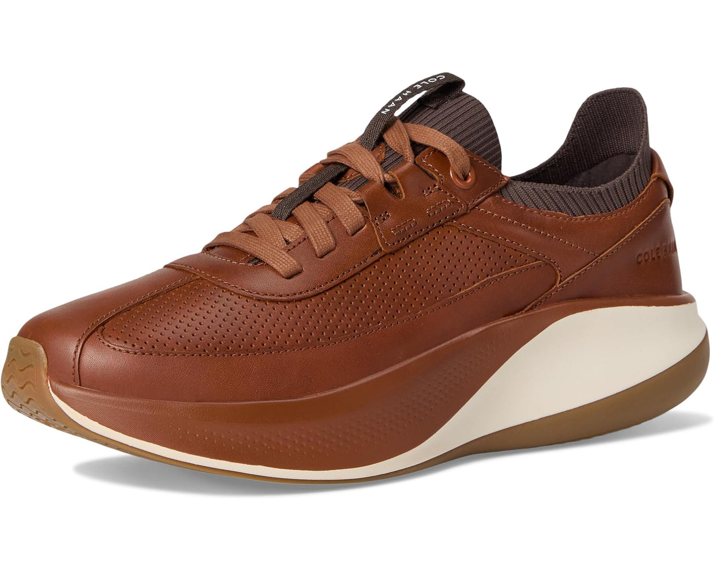 Men's Cole Haan Grandpro All Day Leather Runners Brit Tan/Dark Chocolate/Natural