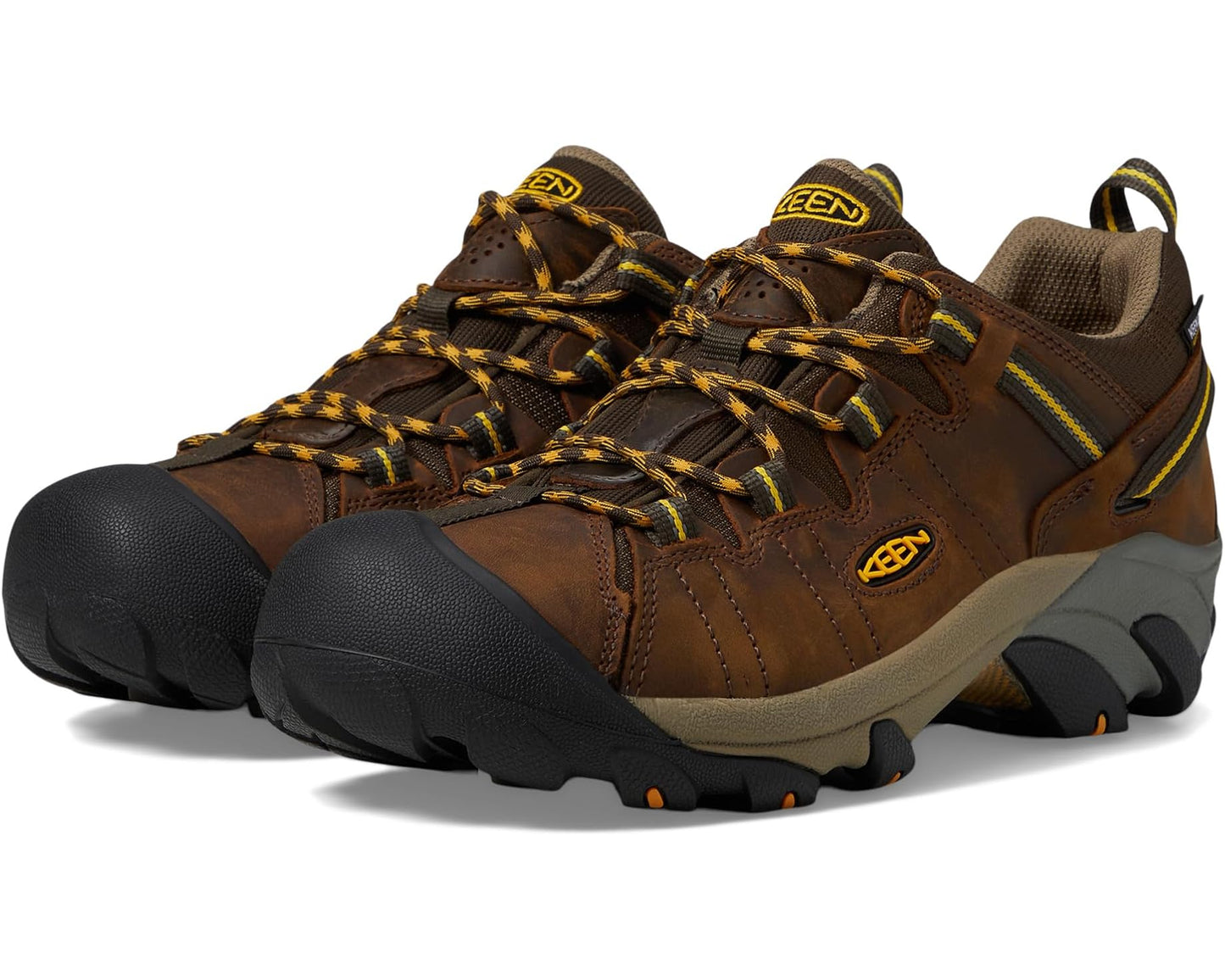 Men's KEEN Targhee II Cascade Brown/Golden Yellow