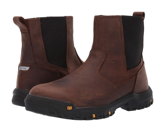 Men's Caterpillar Wheelbase Steel Toe Clay Leather