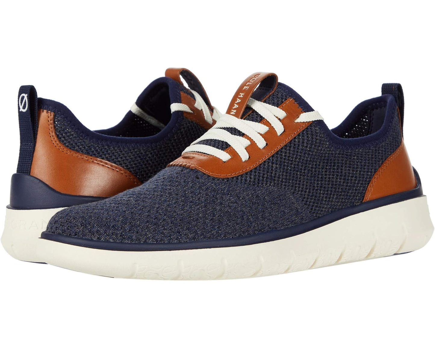 Men's Cole Haan Generation Zerogrand Stitchlite Marine Blue/Gray Pinstripe/Ch British Tan/Ivory