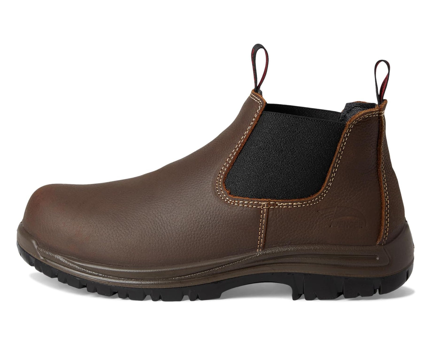 Men's Avenger Work Boots Foreman Chelsea CT Brown