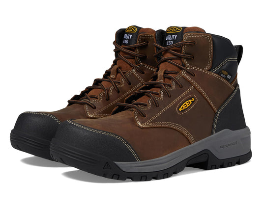Men's KEEN Utility Evanston 6 Composite Toe ESD Bison/Black
