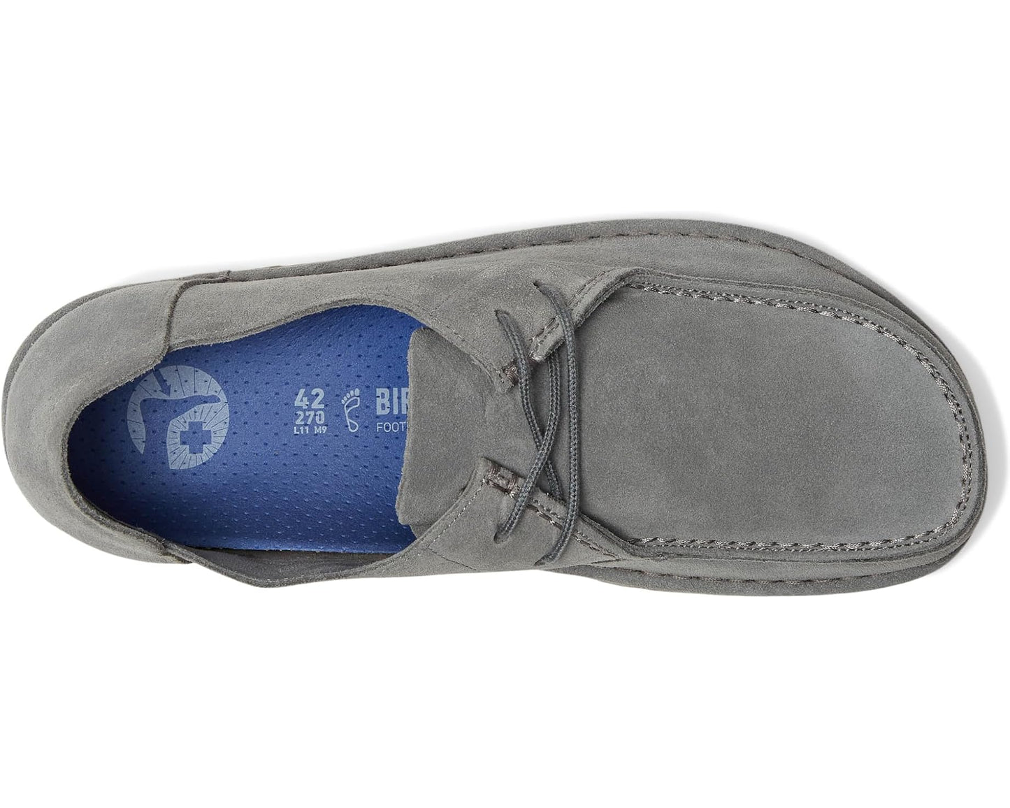 Men's Birkenstock Utti Lace Up - Suede Basalt Gray