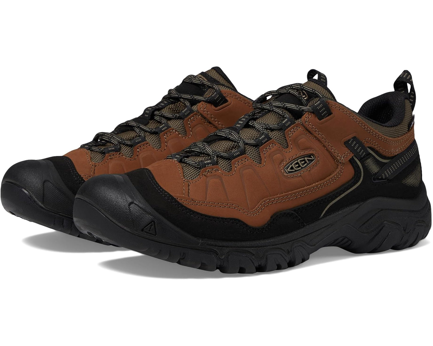 Men's KEEN Targhee 4 Low Height Durable Comfortable Waterproof Bison/Black