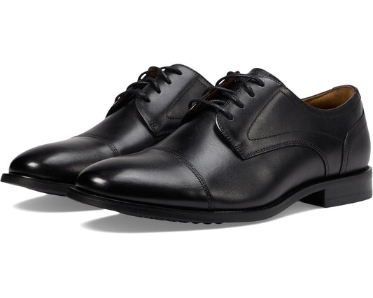 Men's Florsheim Rucci Cap Toe Oxford Black/Black Sole