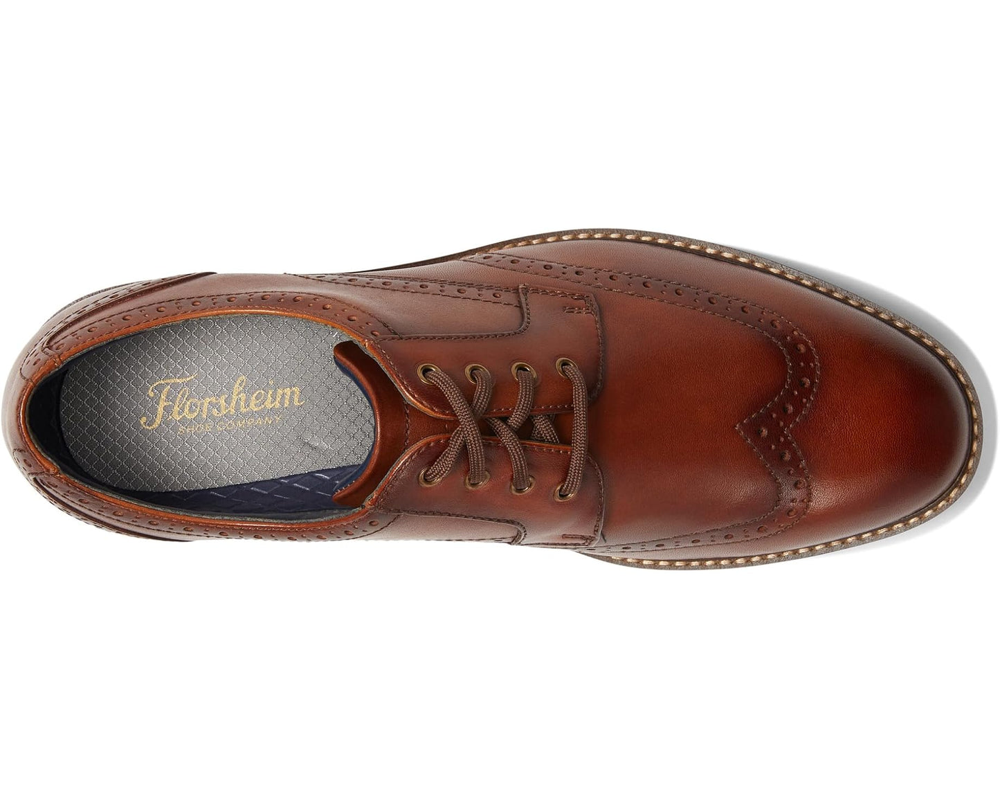 Men's Florsheim Renegade Wing Tip Oxford Cognac