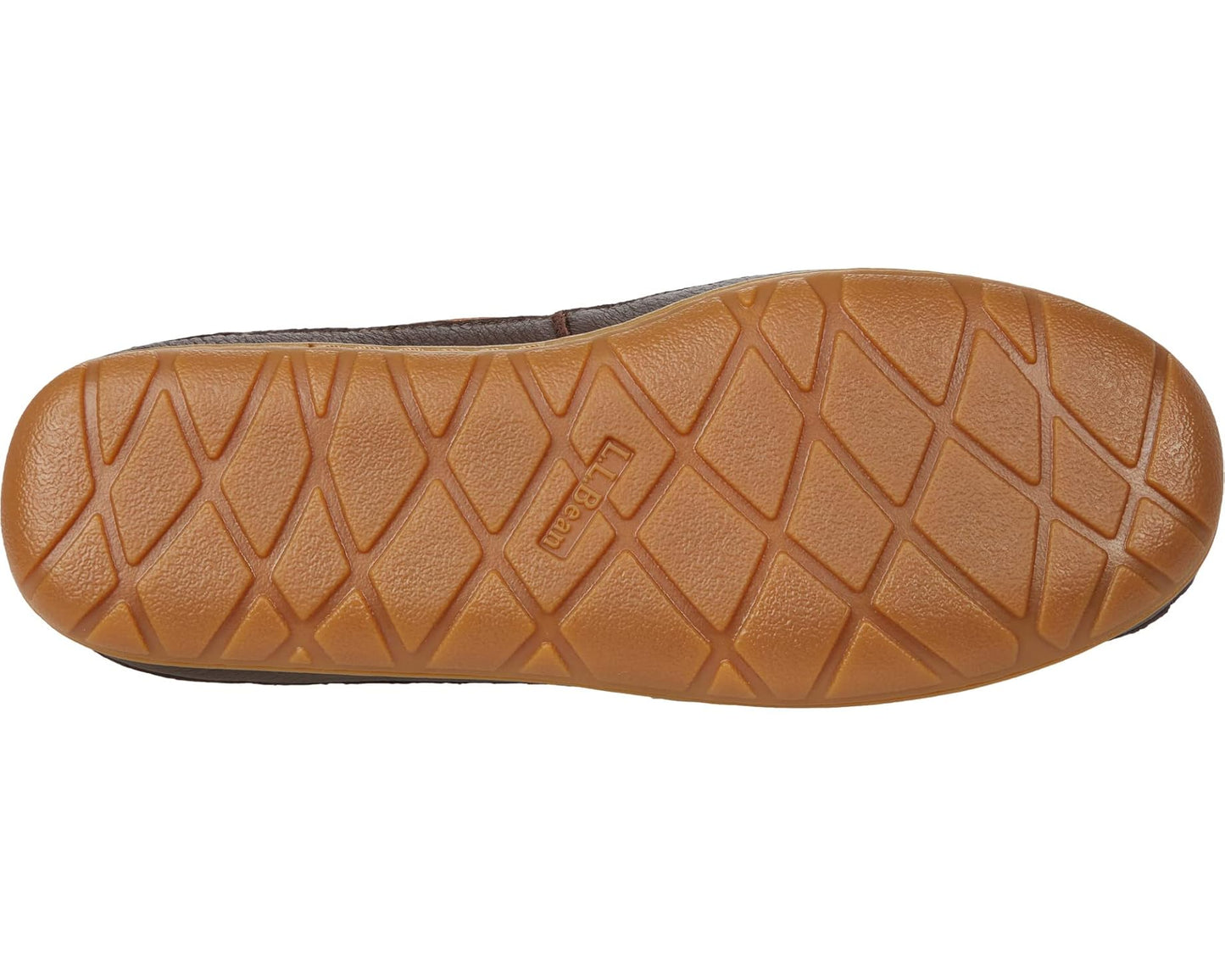 Men's L.L.Bean Wicked Good Moosehide Slipper Moccasin Chocolate