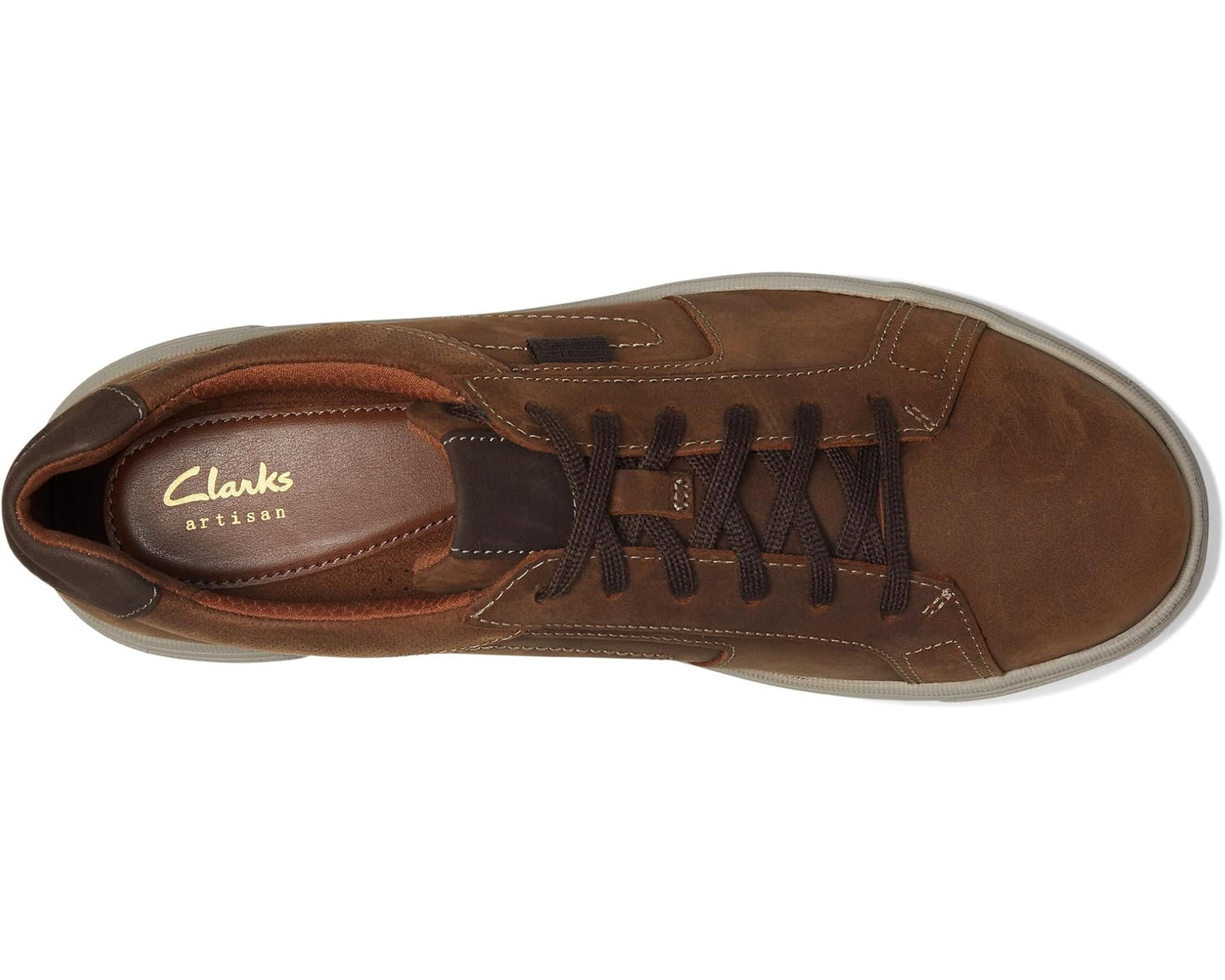 Men's Clarks Mapstone Lace Beeswax Leather