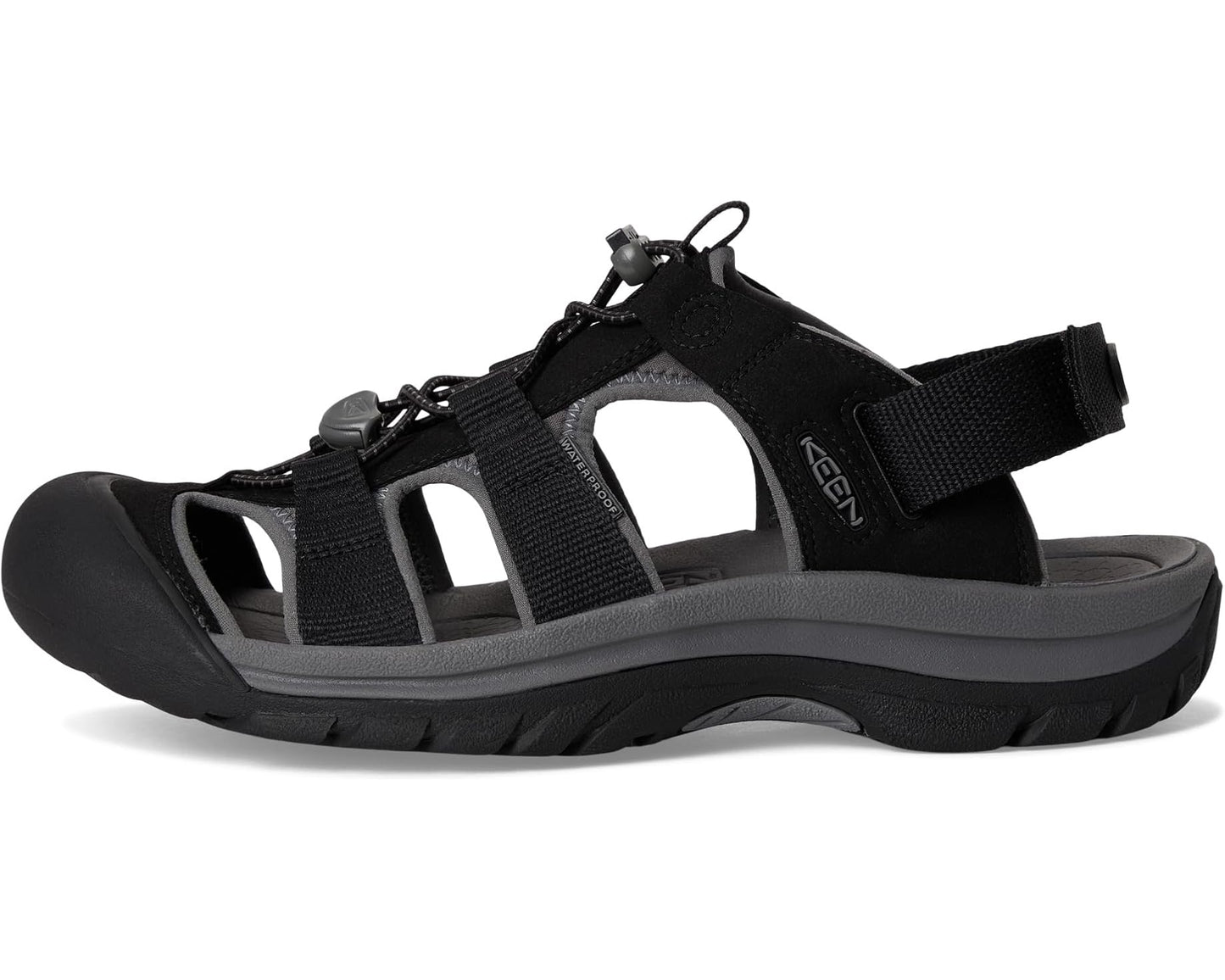 Men's KEEN Rapids H2 Black/Steel Grey