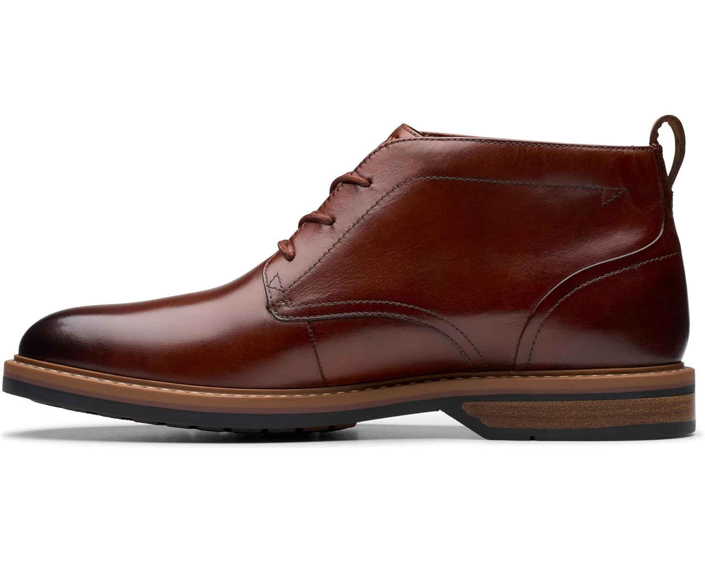 Men's Clarks Aldwin Chukka Mid Tan Leather