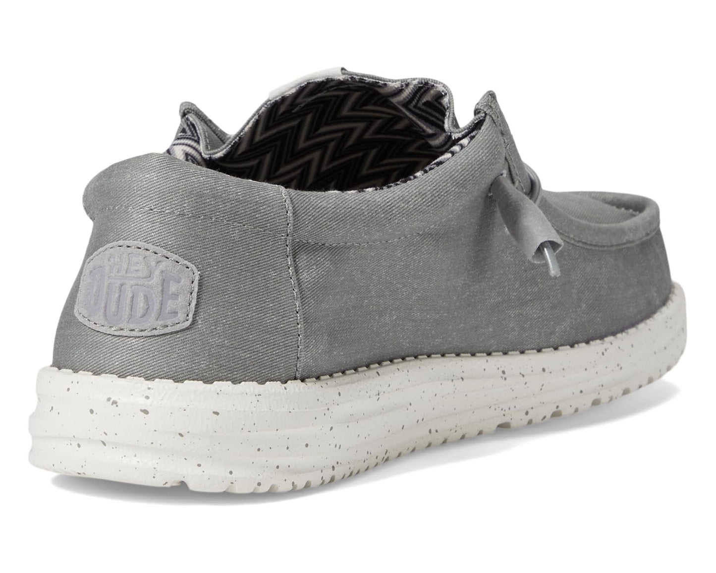 Men's Hey Dude Wally Canvas Light Grey