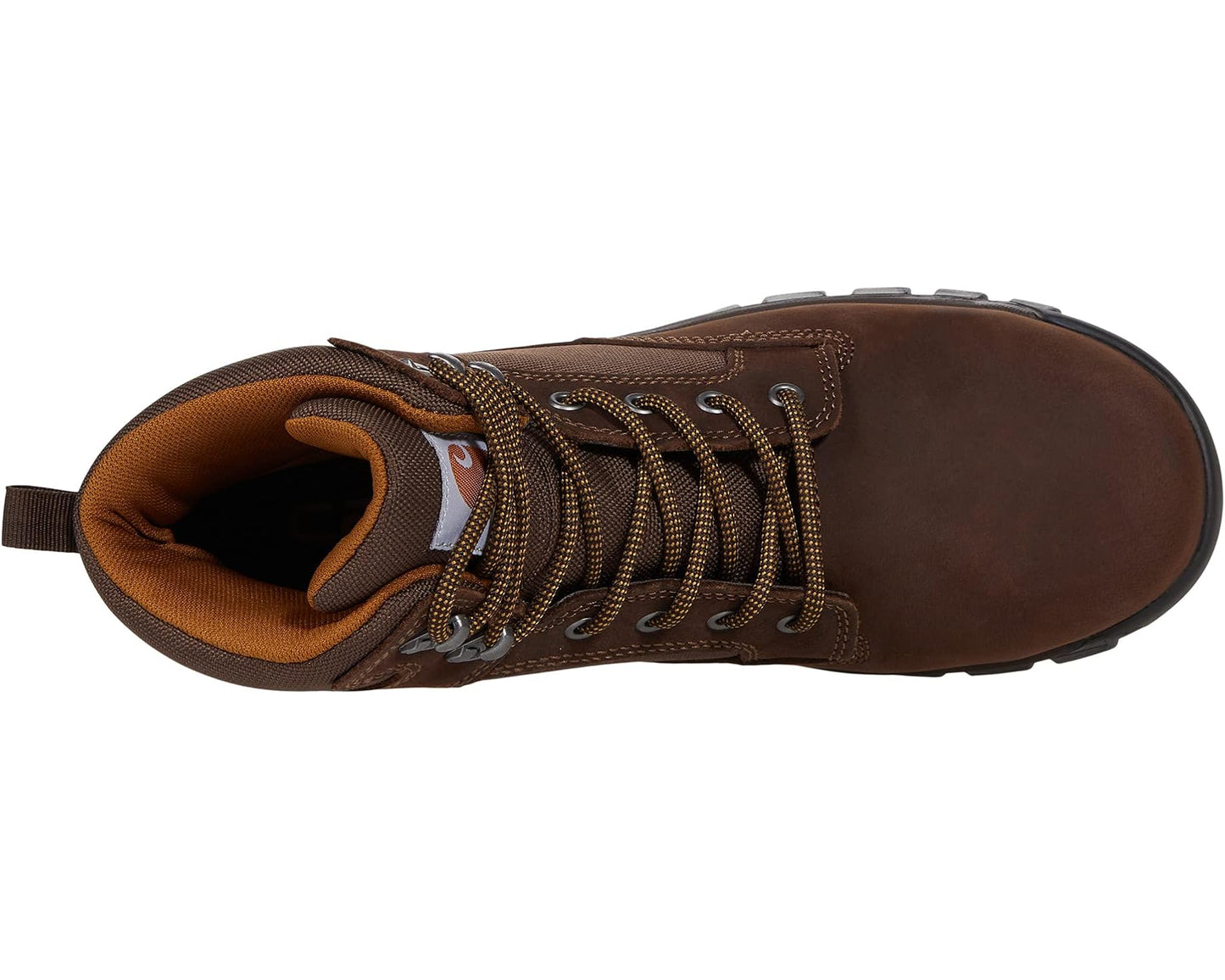 Men's Carhartt Rugged Flex 6 Waterproof Steel Toe Chocolate Brown Oil Tanned