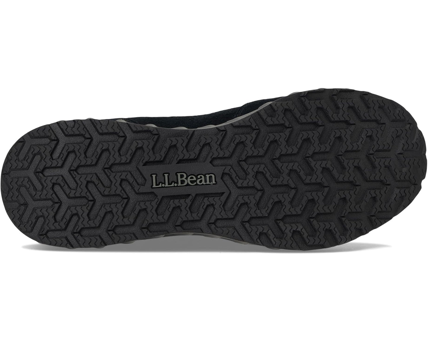 Men's L.L.Bean Snow Sneaker 5 Boot Mid Water Resistant Insulated Hook-and-Loop Black/Black