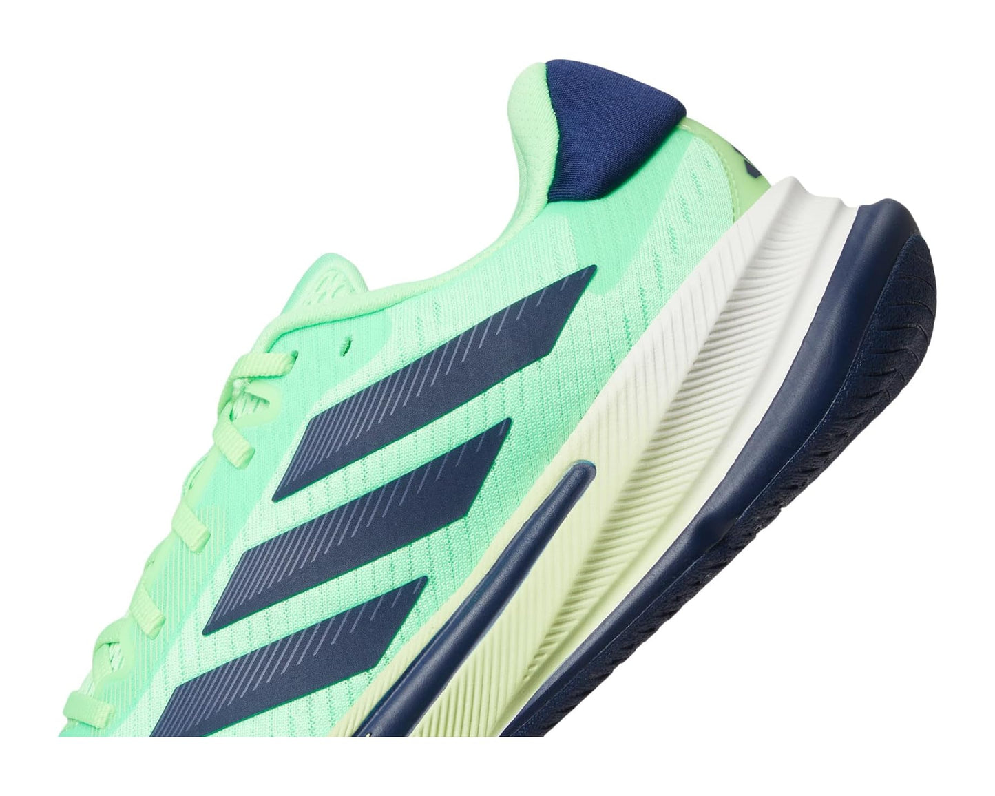 Men's adidas Supernova Ease Running Shoes Lime Burst/Dark Blue/White