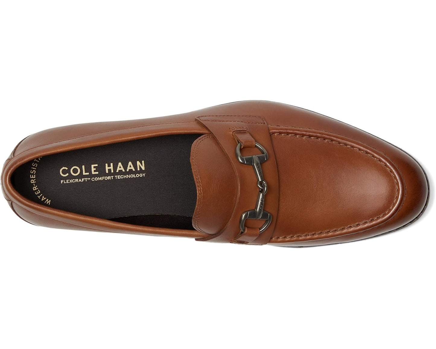 Men's Cole Haan Harmon Grand Bit Loafers British Tan/Dark Brown Waterproof