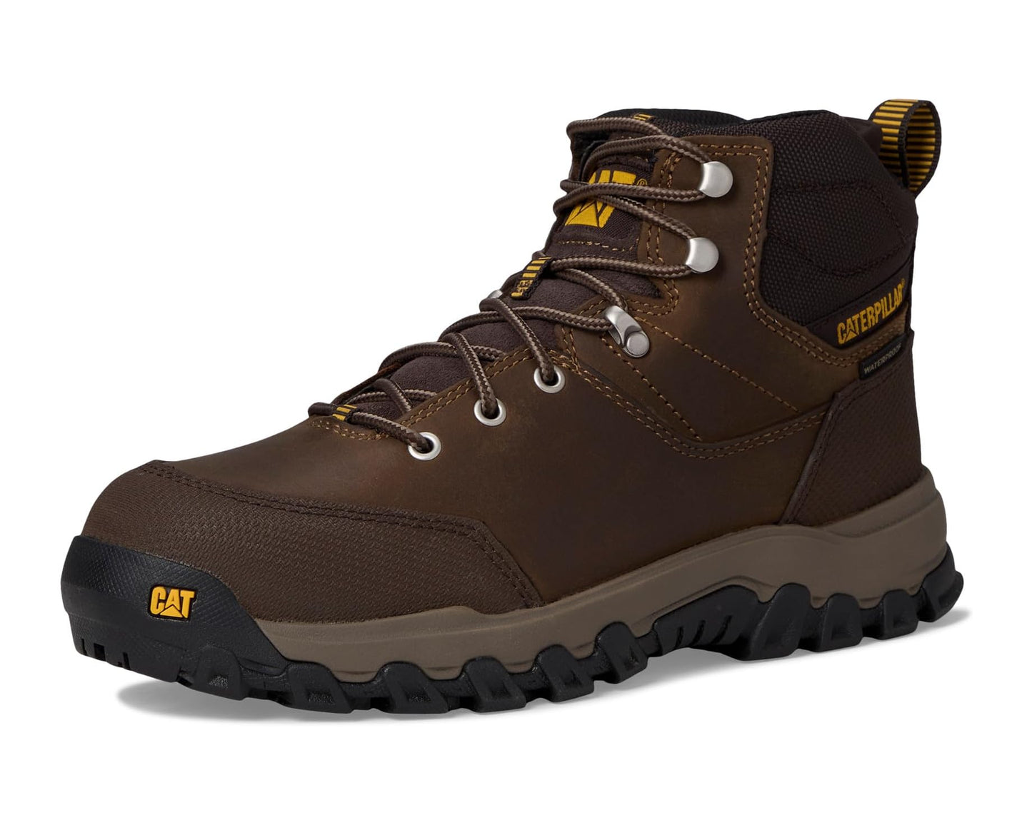 Men's Caterpillar Threshold Rebound Hiker WP ST Bison