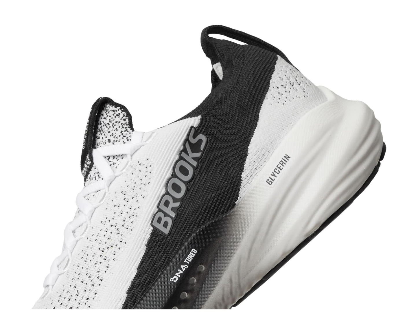 Men's Brooks Glycerin StealthFit 22 White/Grey/Black