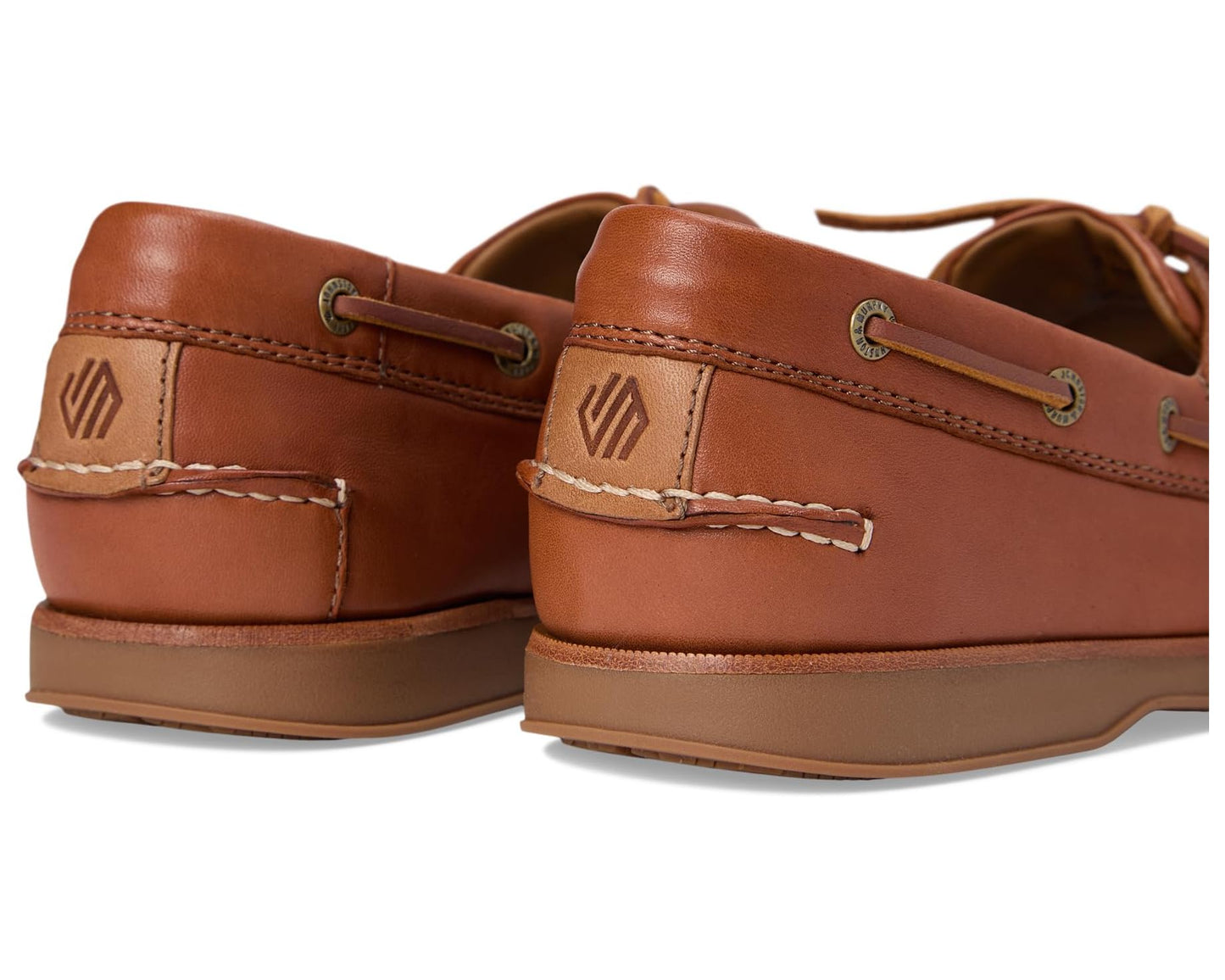 Men's Johnston & Murphy Monaco 2-Eye Boat Shoe Tan Sheepskin