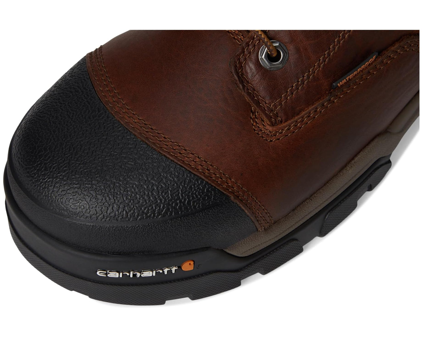 Men's Carhartt 6 Ground Force Waterproof Composite Toe Work Boots Brown Oil Tanned Leather